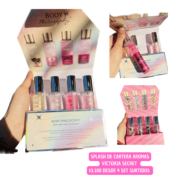 SET DE CARTERA DUPE VICTORIA (4unid). 1