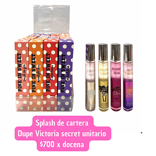 SPLASH DE CARTERA MINI INDIVIDUAL (DOCENA)