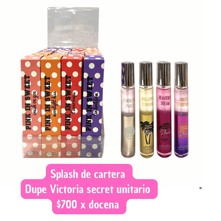 SPLASH DE CARTERA MINI INDIVIDUAL (DOCENA) 1