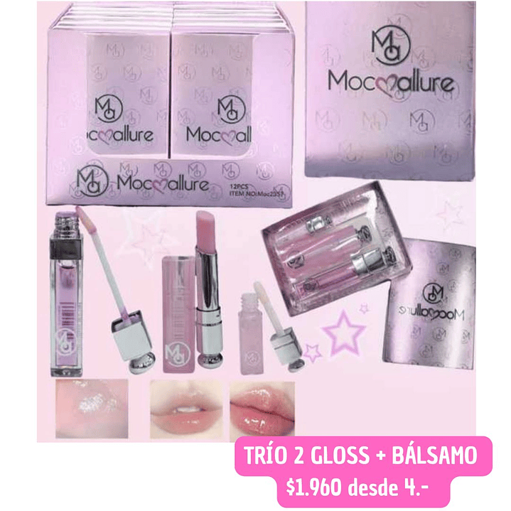 TRIO 2 GLOSS + BALSAMO (4UNID) 1