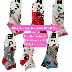 CALCETA DISNEY(DOCENA) ORIGINALES