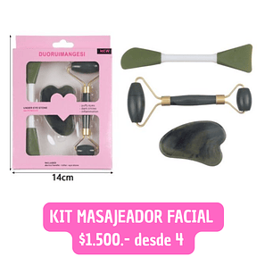 SET MASAJEADOR FACIAL SKIN CARE (4UNID)