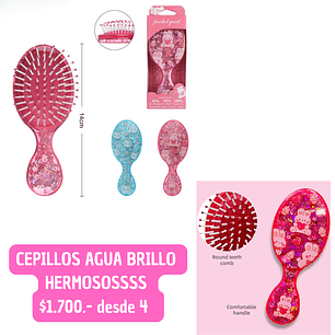 CEPILLOS AGUA BRILLO (4 UNID)