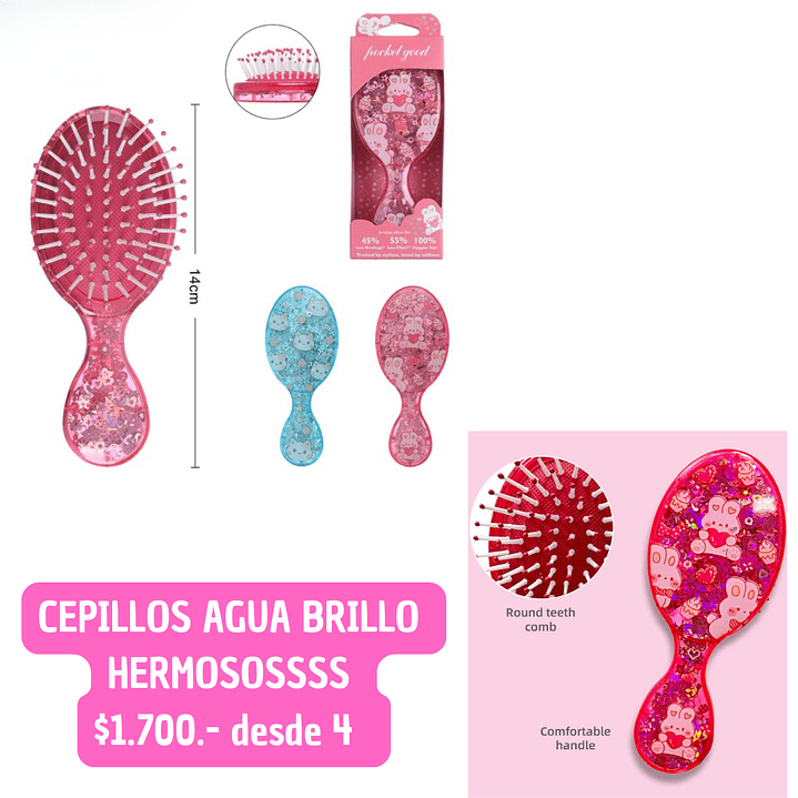 CEPILLOS AGUA BRILLO (4 UNID) 2