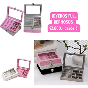 JOYEROS GRANDES (6 UNID)