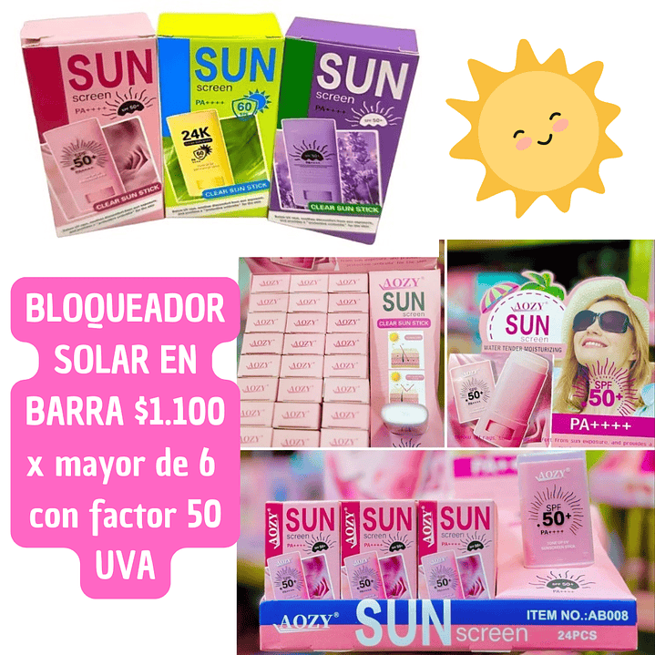 BLOQUEADOR SOLAR EN BARRA (6 UNID) 1