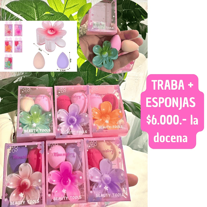 TRABA + ESPONJAS MINI (DOCENA) 1