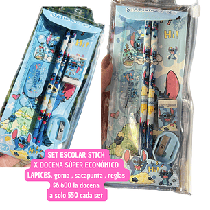 SET ESCOLAR STICH (DOCENA)
