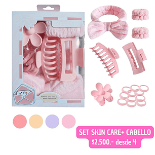 SET SKIN CARE + CABELLO (4 UNID)