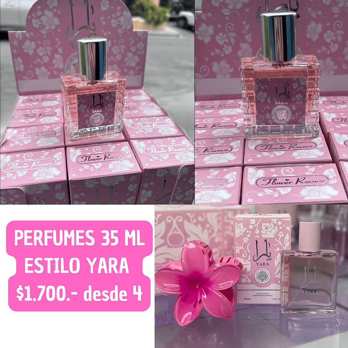 PERFUME ESTILO YARA ARABE 35 ML (4 UNID) 1