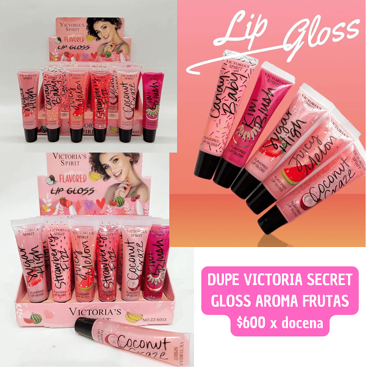 GLOSS ESTILO VICTORIA SECRET (DOCENA) 1