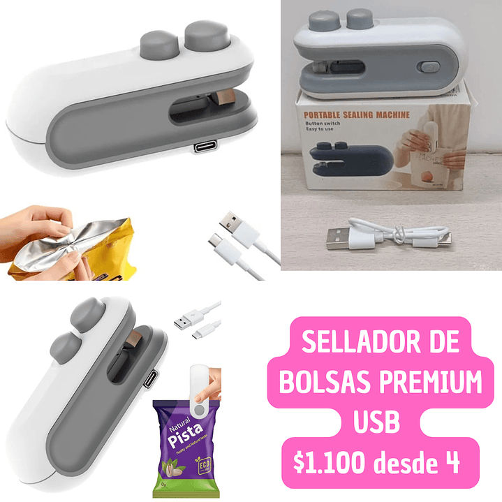 SELLADOR DE BOLSAS PREMIUM (4UNID) 1