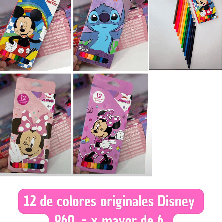 CAJA 12 LAPIZ DE COLORES ORIGINALES (6UNID) 1