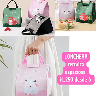 LONCHERAS TERMICA (6UNID)