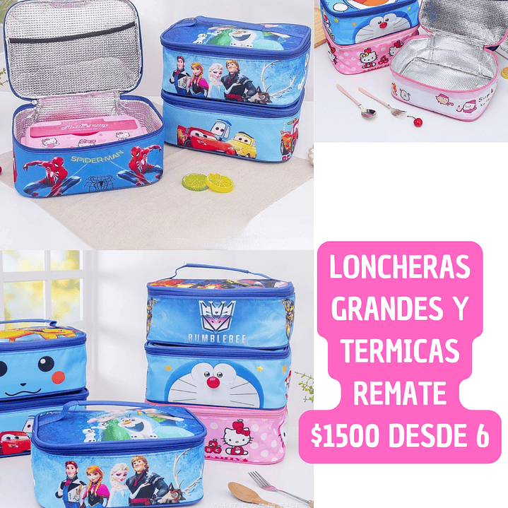 LONCHERAS TERMICA REMATE (6UNID) 1