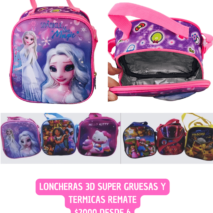 LONCHERAS TERMICA REMATE (6UNID) 1