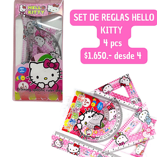 PACK DE 4 REGLAS HK (4 UNID)