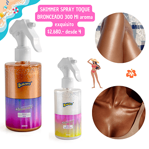 SPRAY TOQUE BRONCEADOR SHIMMER (4UNID)