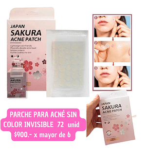 PARCHE PARA ACNE INVISIBLE JAPAN  (6UNID)