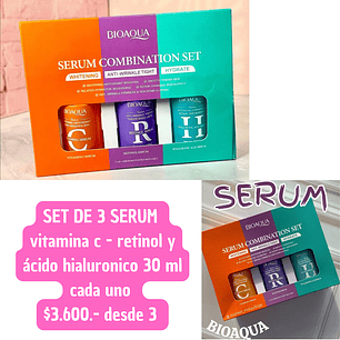 SET DE 3 SERUM (3 SET)