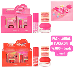 PACK LABIAL MACARRON (3UNID)