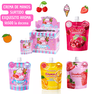 CREMA DE MANOS SURTIDO (DOCENA)