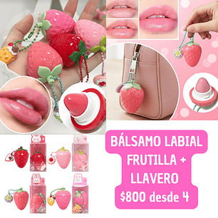 BALSAMO LABIAL FRUTILLA (4UNID)
