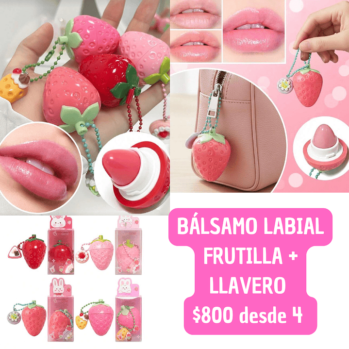BALSAMO LABIAL FRUTILLA (4UNID) 1