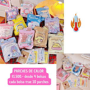 PARCHE DE CALOR (4 BOLSAS )