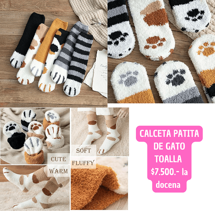 CALCETA GATITO (DOCENA) 1