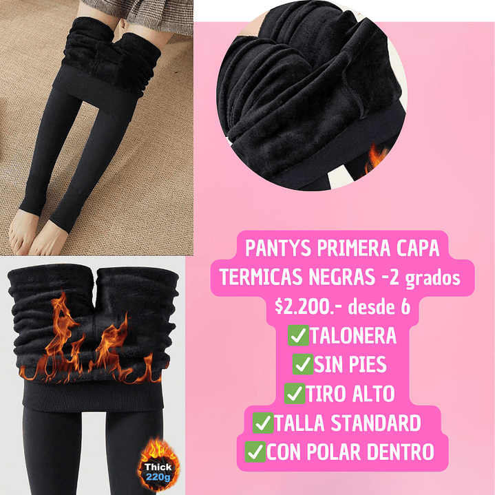 PANTYS PRIMERA CAPA TERMICA (6 UNID) 1
