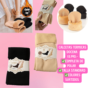 CALCETA TERMICA  (DOCENA)