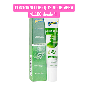CONTORNO DE OJOS ALOE VERA BUBBALUU (4UNID)