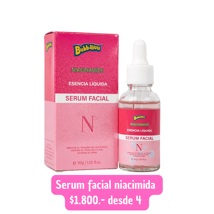 SERUM FACIAL NIACIMIDA BUBBALUU (4UNID) 1