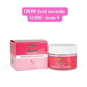 CREMA FACIAL NIACIMIDA BUBBALUU (4UNID)