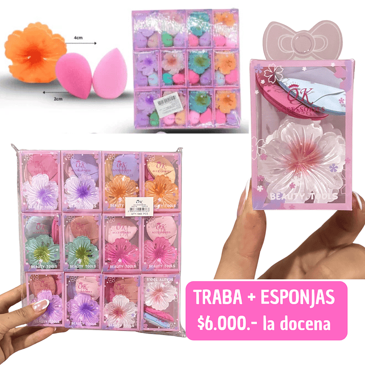 TRABA + ESPONJA MINI (DOCENA) 1