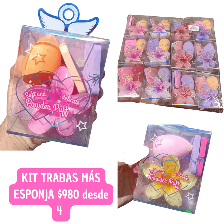 TRABA + ESPONJA HAWAII ECONOMICO (4UNID) 1