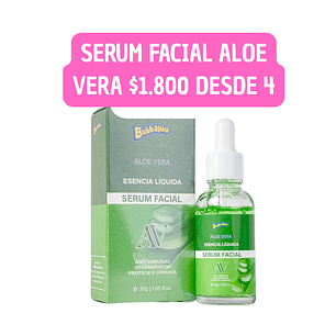 SERUM FACIAL ALOE VERA BUBBALUU (4UNID)