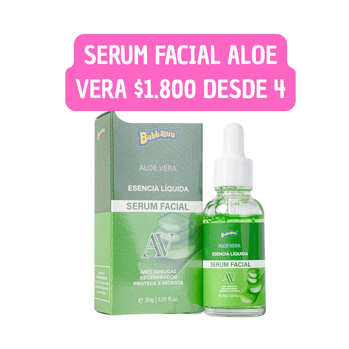 SERUM FACIAL ALOE VERA BUBBALUU (4UNID) 1