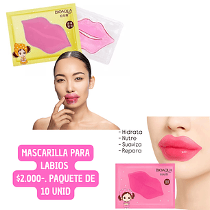 MASCARILLA DE LABIOS (10UNID)