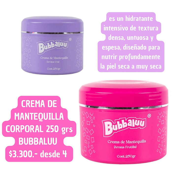 CREMA CORPORAL BUBBALUU (4UNID) 1
