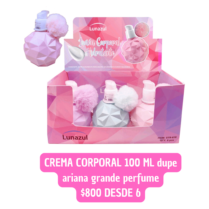 CREMA POM POM DUPE ARIANA GRANDE (6UNID) 1