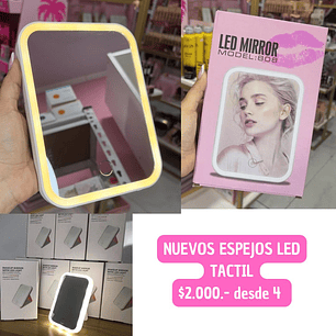 ESPEJO LED TACTIL (4UNID)