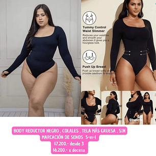 BODY REDUCTOR NEGRO (3UNID)