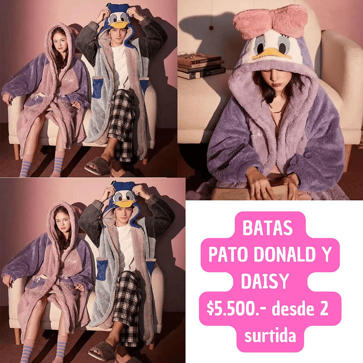 BATAS DAISY Y PATO (2UNID) 1