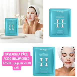 MASCARILLA FACIL ACIDO HIALURONICO (10 UNID)