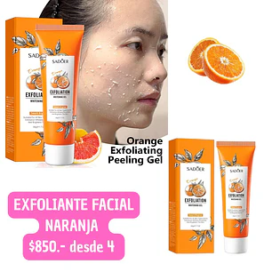EXFOLIANTE FACIAL NARANJA (4UNID)