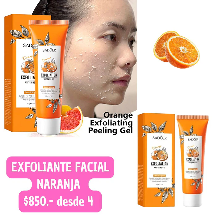 EXFOLIANTE FACIAL NARANJA (4UNID) 1