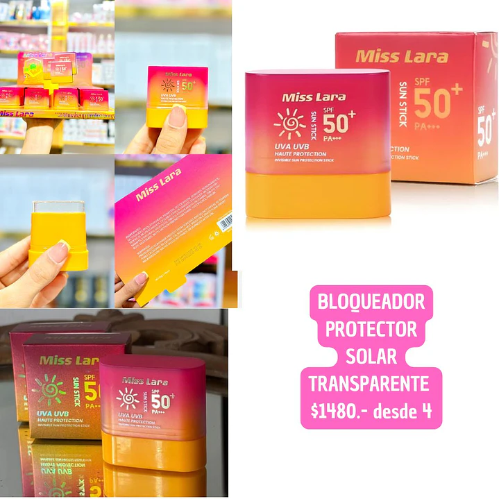 BLOQUEADOR SOLAR TRANSPARENTE EN BARRA (4UNID) 1