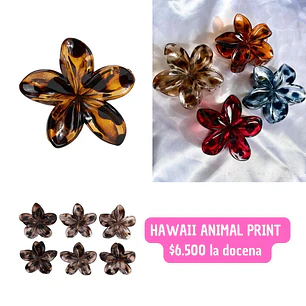 TRABASA HAWAII ANIMAL PRINT (DOCENA)